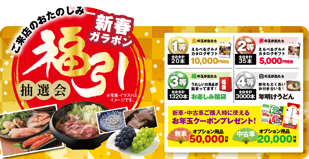 新春ガラポン福引抽選会