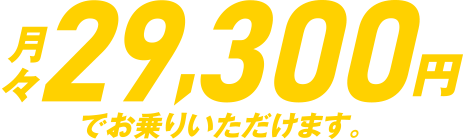 月々29,300円