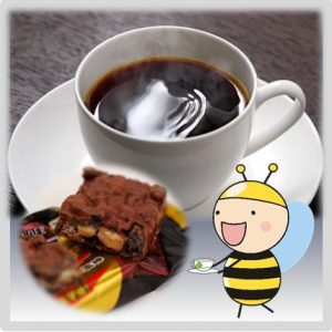 コーヒーとﾁｮｺ