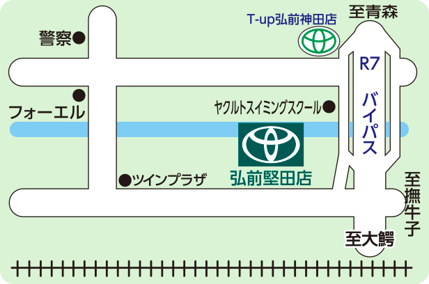 青森堅田店マップ